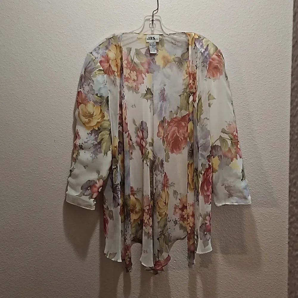 Sheer over blouce by J.B.S. LTD Size 14